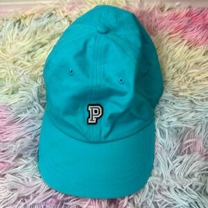 PINK Victoria’s Secret Blue Basic P Logo Adjustable Hat